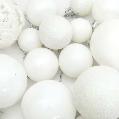 Set Palline di Natale 100 pz Bianco | homemem39