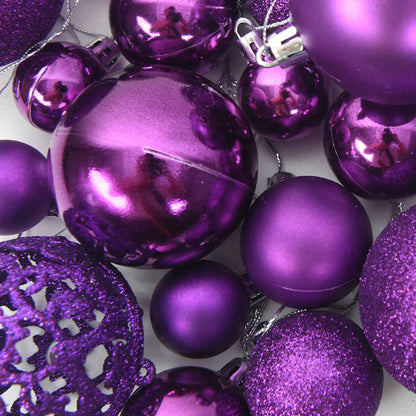 Set Palline di Natale 100 pz Viola | homemem39