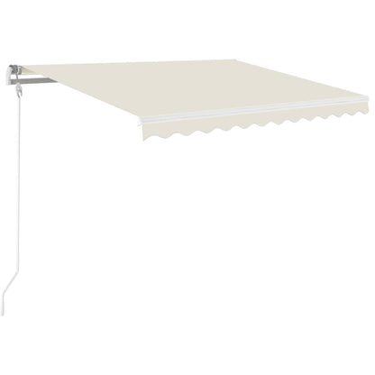 Tenda da Sole Retrattile Automatica 350x250 cm Crema