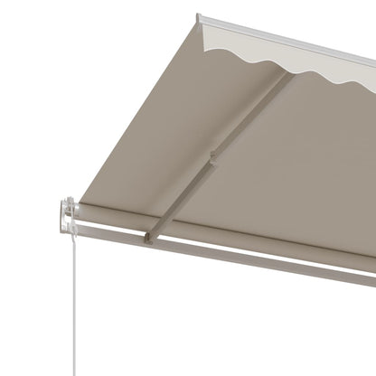 Tenda da Sole Retrattile Automatica 350x250 cm Crema