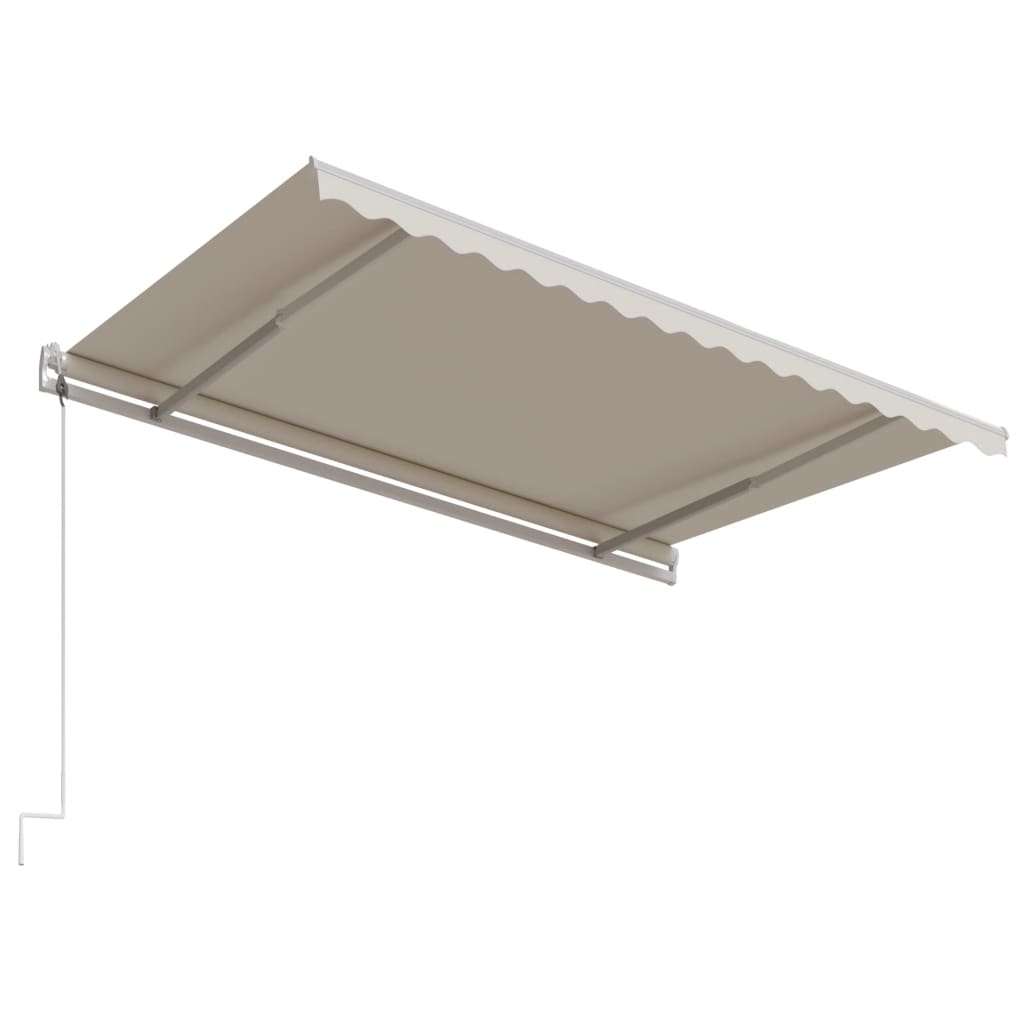 Tenda da Sole Retrattile Automatica 450x300 cm Crema - homemem39