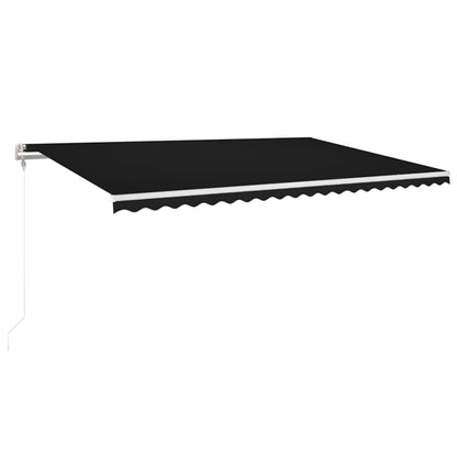 Tenda Automatica con Sensore Vento e LED 500x300 cm Antracite | homemem39