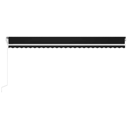 Tenda Automatica con Sensore Vento e LED 600x300 cm Antracite | homemem39