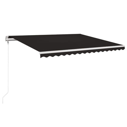 Tenda Automatica con Sensore Vento e LED 400x350 cm Antracite | homemem39
