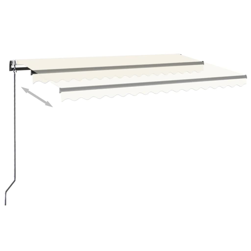 Tenda da Sole Retrattile Automatica 450x300 cm Crema | homemem39