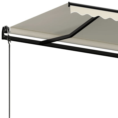 Tenda da Sole Retrattile Automatica 450x300 cm Crema | homemem39