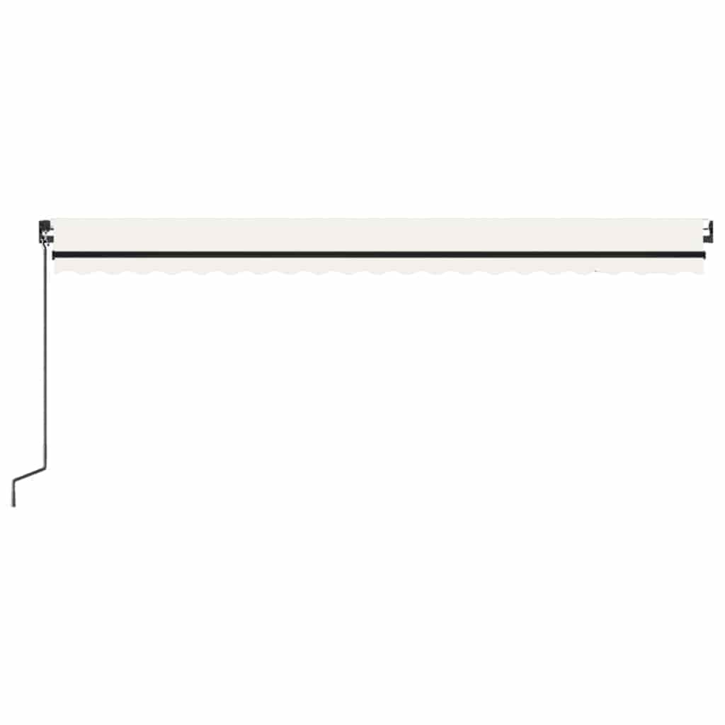 Tendone manuale 5 x 3 m A righe gialle e bianche