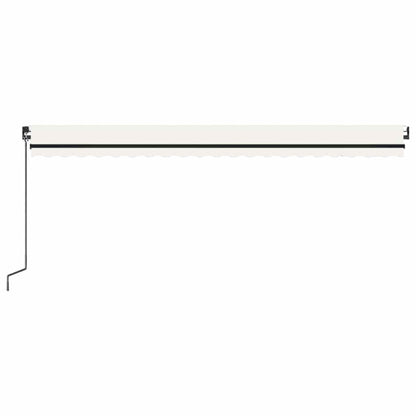 Tendone manuale 5 x 3 m A righe gialle e bianche