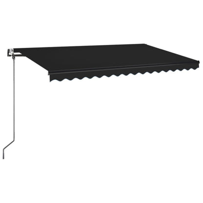 Tenda Automatica con Sensore Vento e LED 400x350 cm Antracite | homemem39