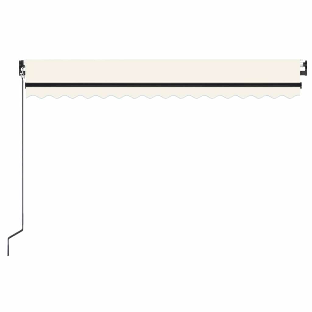 Tendone manuale 5 x 3 m A righe gialle e bianche