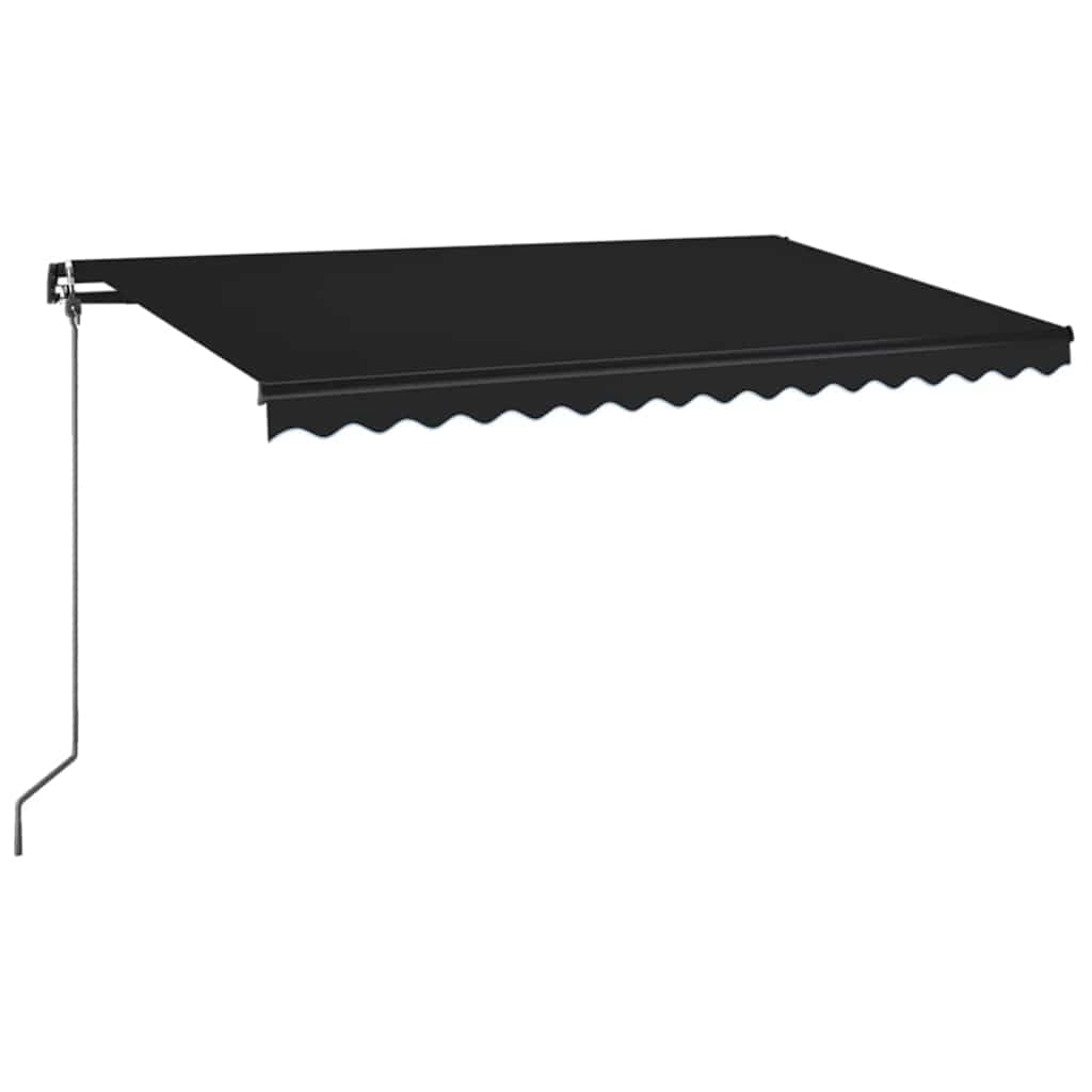 Tendone manuale 5 x 3 m A righe gialle e bianche