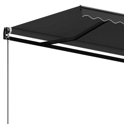 Tenda da Sole Retrattile Manuale 450x350 cm Antracite | homemem39