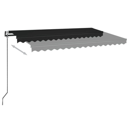 Tenda da Sole Retrattile Automatica 450x350 cm Antracite | homemem39