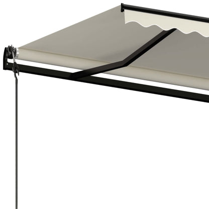 Tenda da Sole Retrattile Automatica 500x350 cm Crema | homemem39