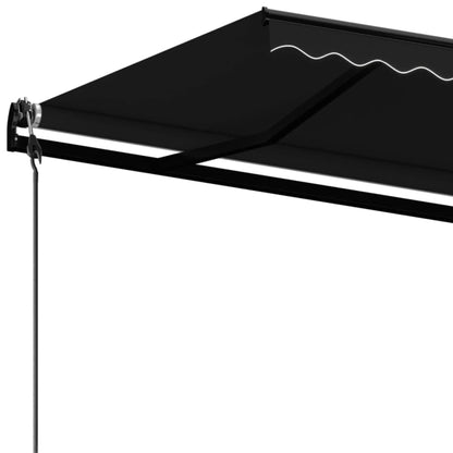 Tenda da Sole Retrattile Automatica 500x350 cm Antracite | homemem39