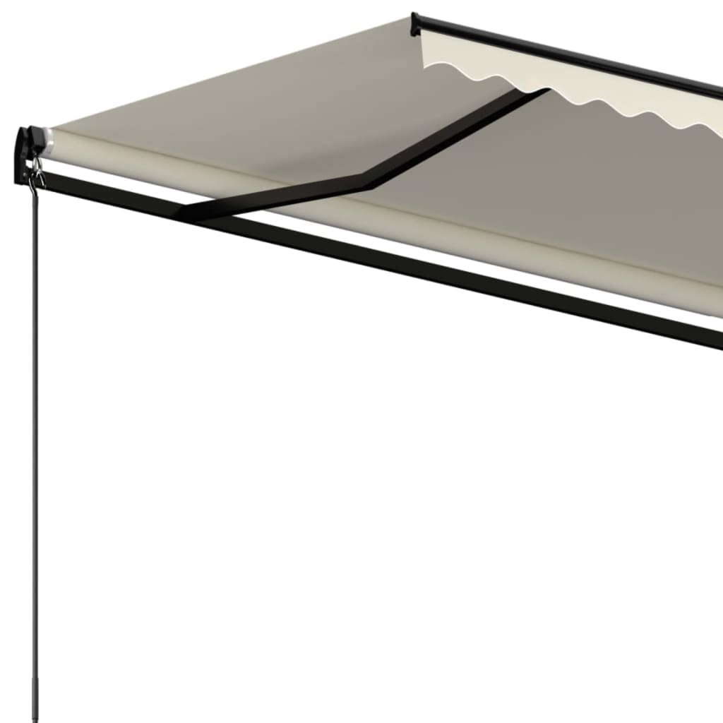 Tenda da Sole Retrattile Manuale 600x350 cm Crema | homemem39