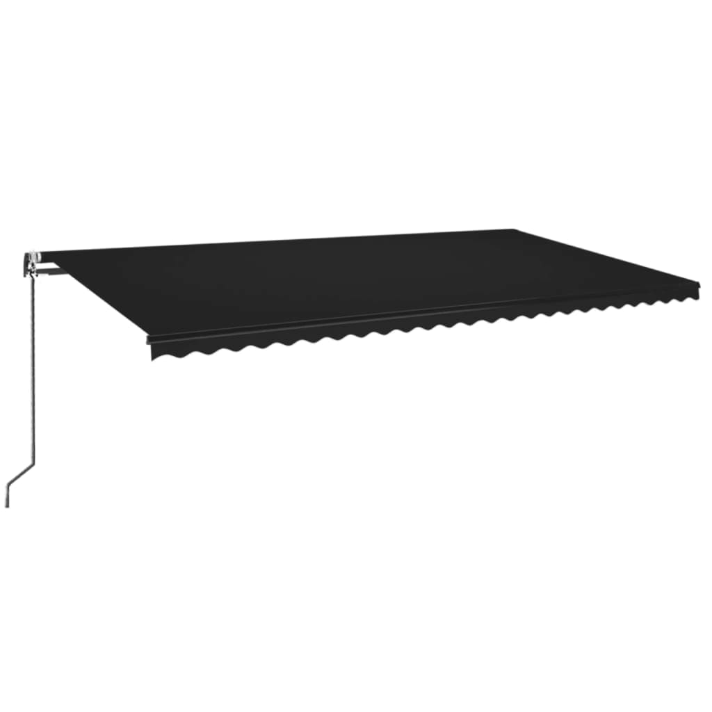 Tenda da Sole Retrattile Automatica 600x350 cm Antracite | homemem39