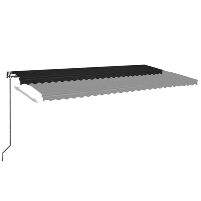 Tenda da Sole Retrattile Automatica 600x350 cm Antracite | homemem39