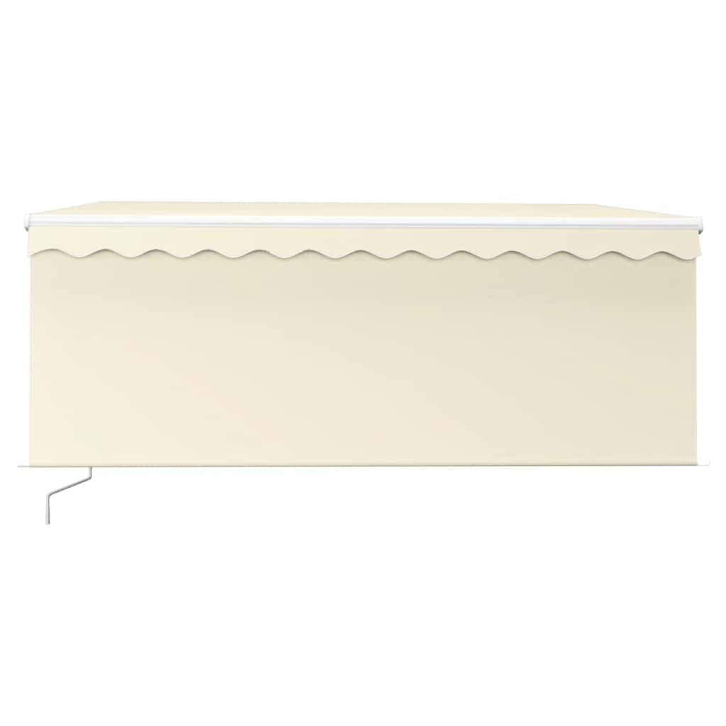 Tenda da Sole Retrattile Manuale con Parasole 3x2,5 m Crema