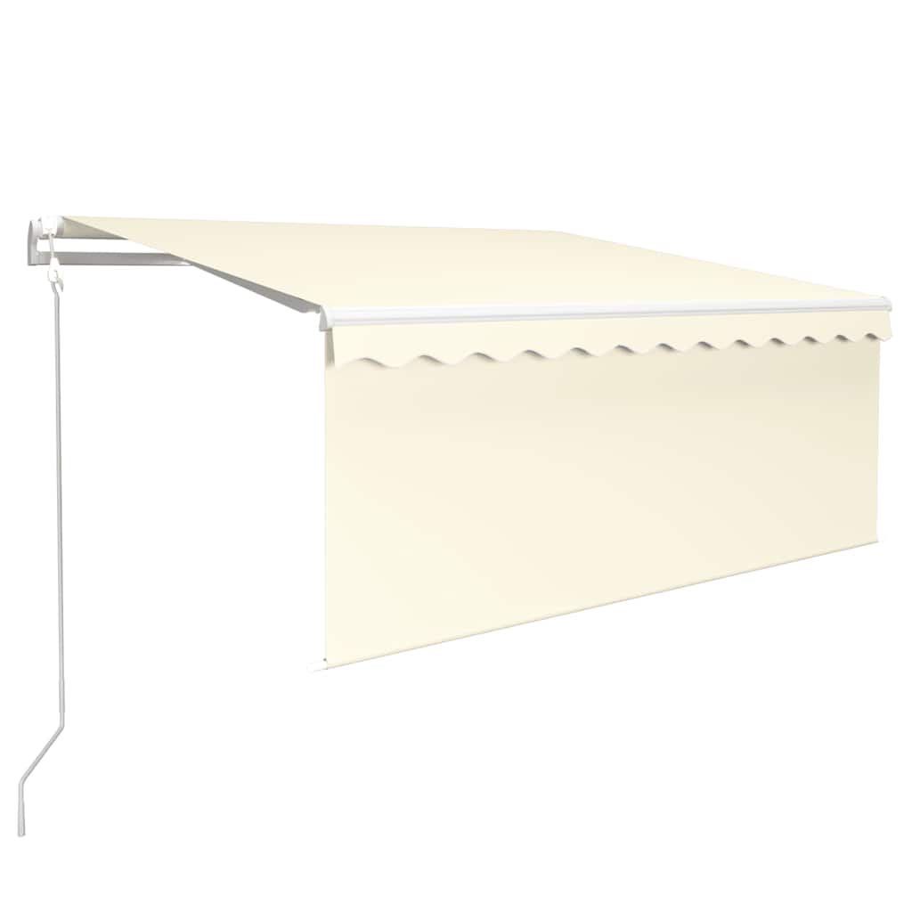 Tenda Automatica con Parasole LED e Sensore Vento 3x2,5m Crema | homemem39