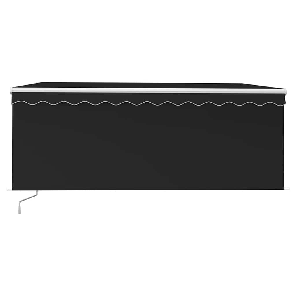 Tenda Sole Retrattile Manuale con Parasole 3,5x2,5 m Antracite