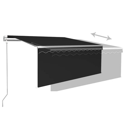 Tenda Automatica con Sensore Vento Parasole 3,5x2,5 m Antracite | homemem39
