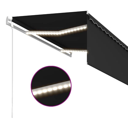 Tenda Automatica con Sensore Vento Parasole 3,5x2,5 m Antracite | homemem39