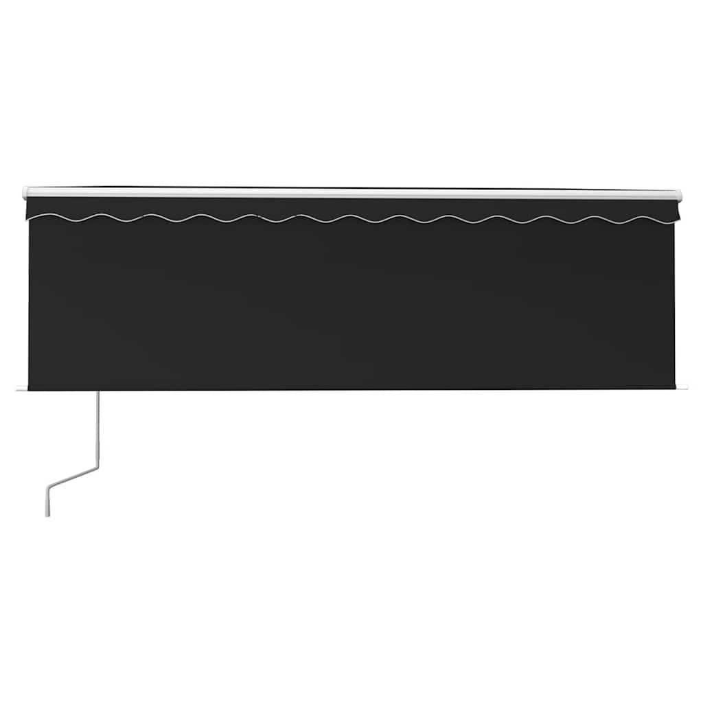 Tenda da Sole Retrattile Automatica con Parasole 4x3m Antracite