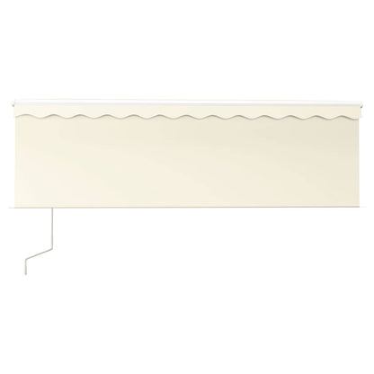 Tenda Automatica con Parasole LED e Sensore Vento 4x3 m Crema | homemem39