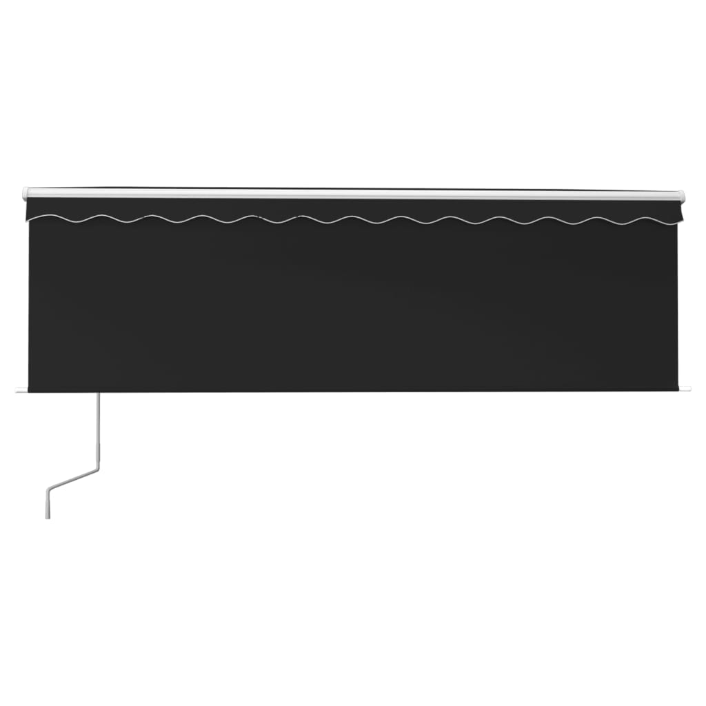 Tenda Automatica Parasole Sensore Vento e LED 4x3m Antracite | homemem39