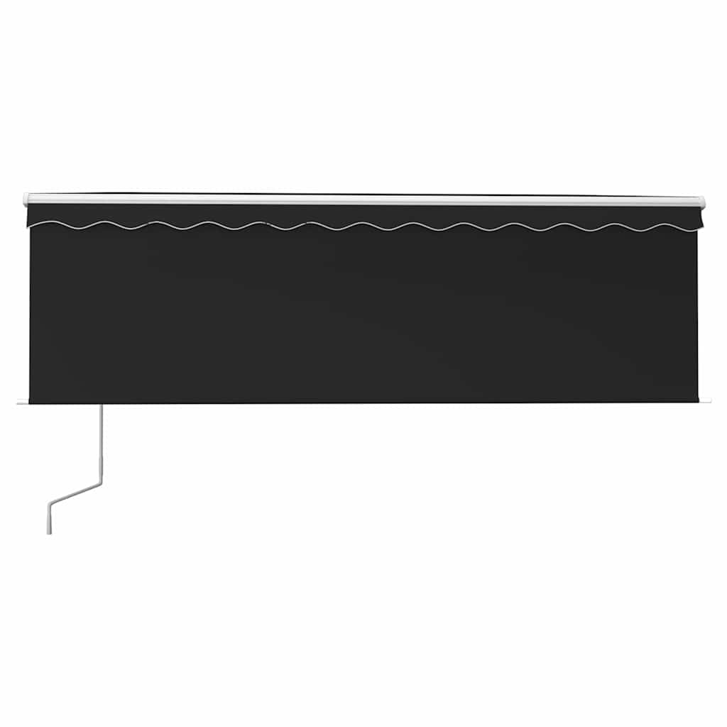 Tenda Sole Retrattile Automatica con Parasole 4,5x3m Antracite - homemem39