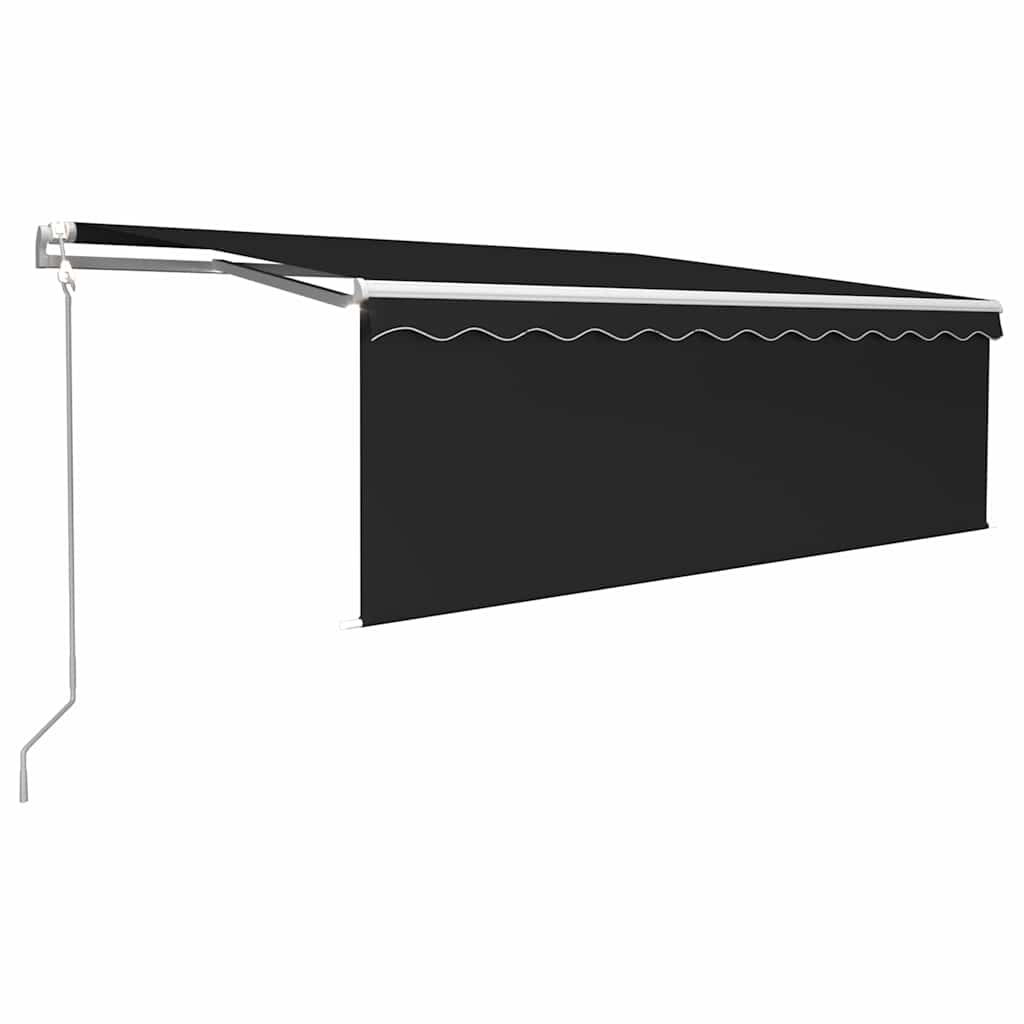 Tenda Automatica con Parasole e Sensore Vento 4,5x3 m Antracite | homemem39