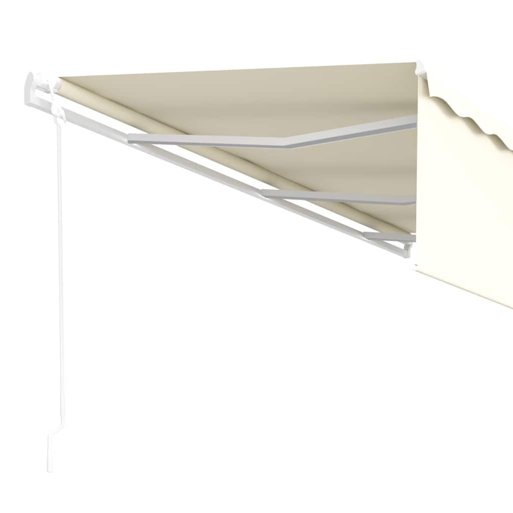 Tenda da Sole Retrattile Automatica con Parasole 6x3 m Crema | homemem39