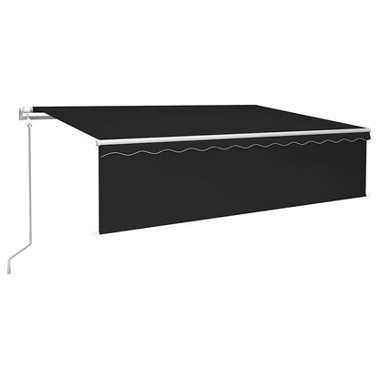 Tenda da Sole Retrattile Automatica con Parasole 6x3m Antracite | homemem39