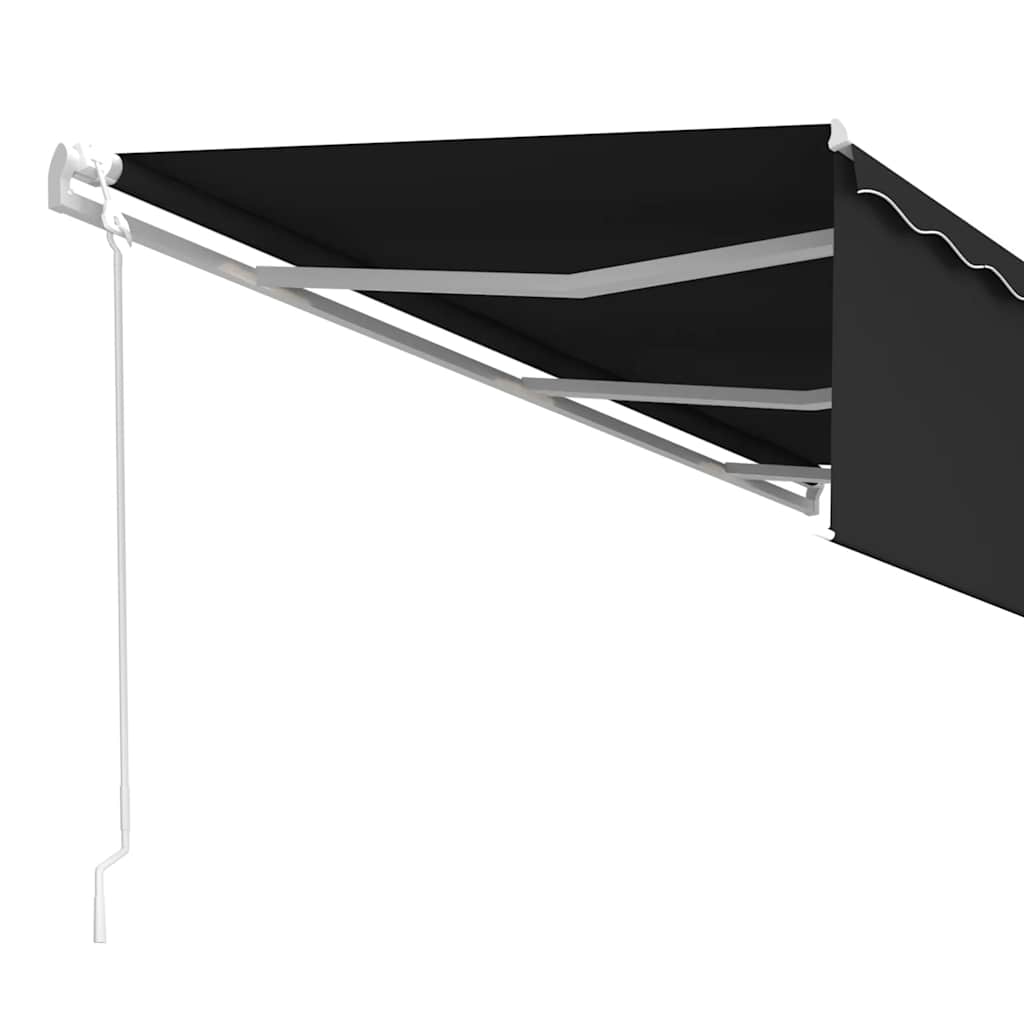 Tenda da Sole Retrattile Automatica con Parasole 6x3m Antracite | homemem39