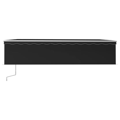 Tenda Automatica con Parasole Sensore Vento e LED 6x3 Antracite | homemem39