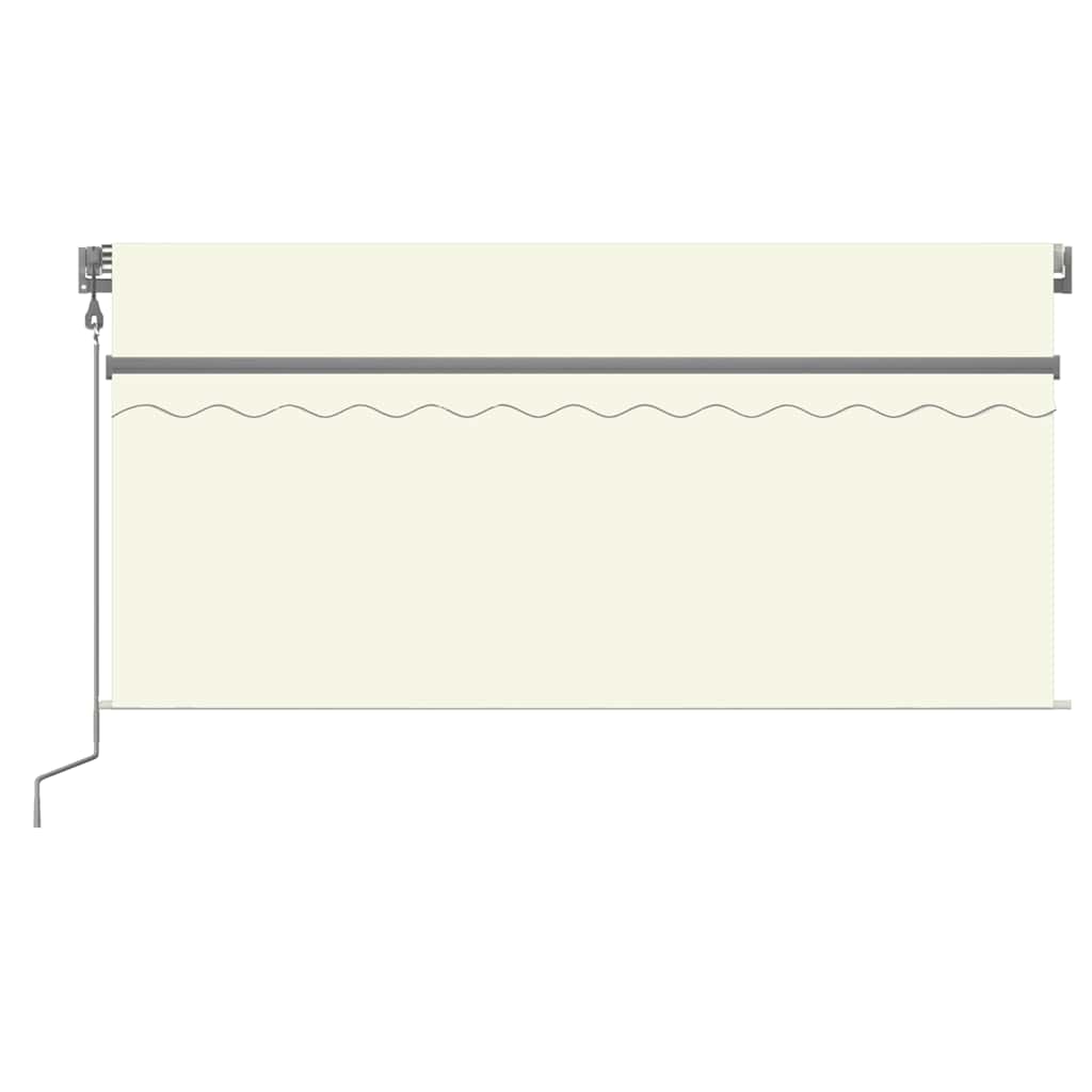 Tenda Automatica con Parasole LED e Sensore Vento 3x2,5m Crema | homemem39