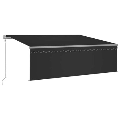 Tenda Sole Retrattile Automatica con Parasole 4,5x3m Antracite