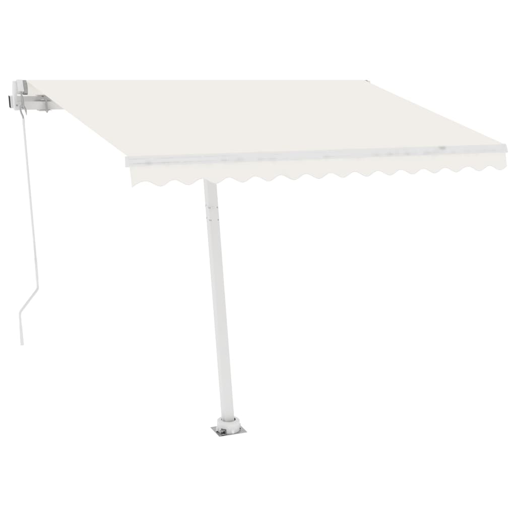 Tenda da Sole Automatica Autoportante 300x250 cm Crema - homemem39