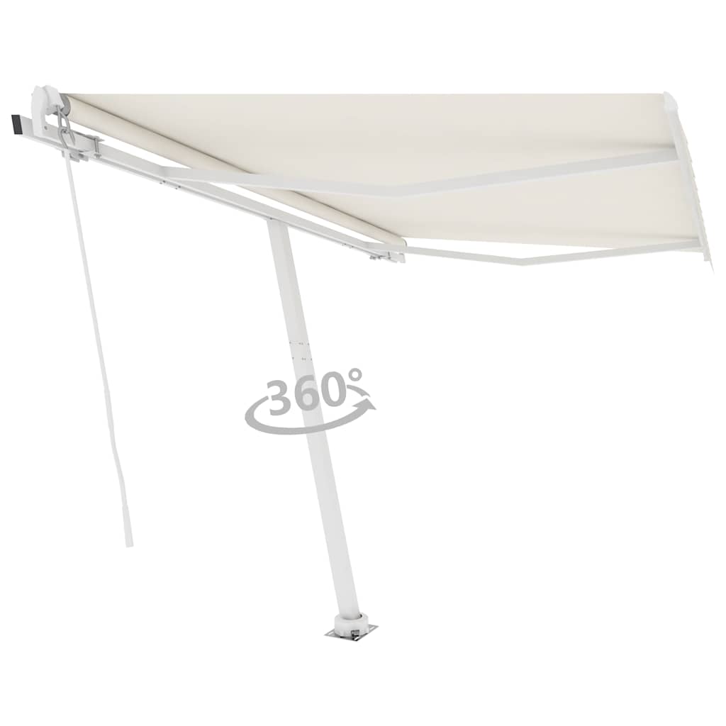 Tenda da Sole Automatica Autoportante 350x250 cm Crema - homemem39
