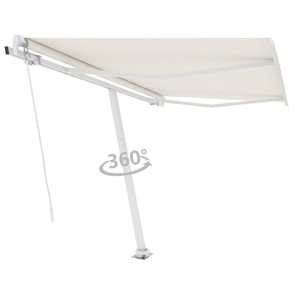 Tenda da Sole Automatica Autoportante 350x250 cm Crema - homemem39