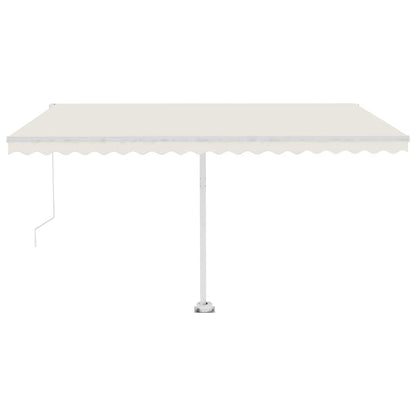 Tenda Sole Retrattile Manuale Autoportante 400x300 cm Antracite