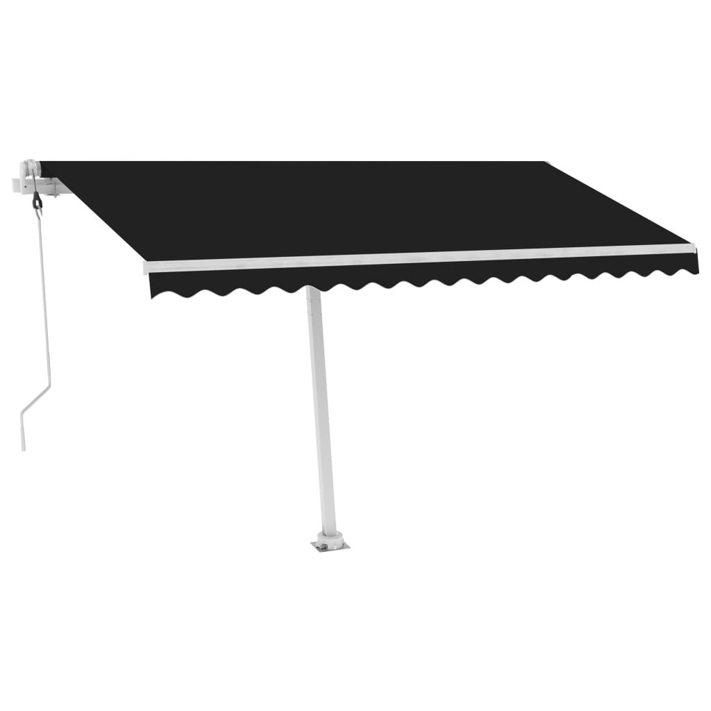 Tenda da Sole Automatica Autoportante 450x300 cm Antracite - homemem39