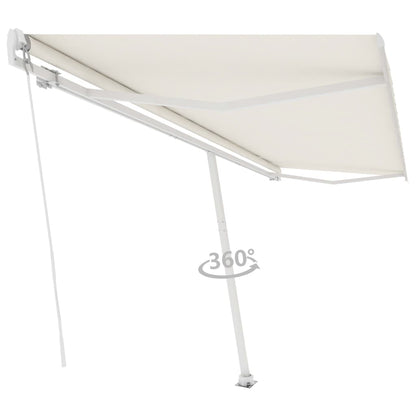 Tenda da Sole Manuale Autoportante 500x300 cm Crema