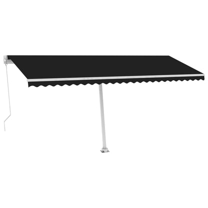 Tenda Sole Retrattile Manuale 500x300 cm Antracite