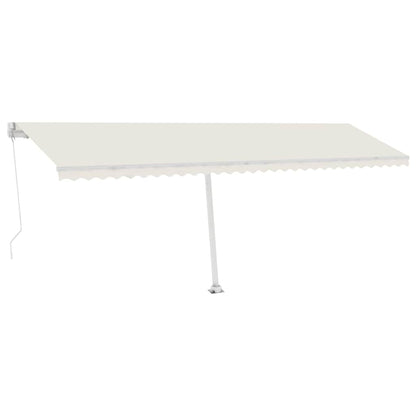 Tenda da Sole Autoportante Manuale 600x300 cm Crema - homemem39