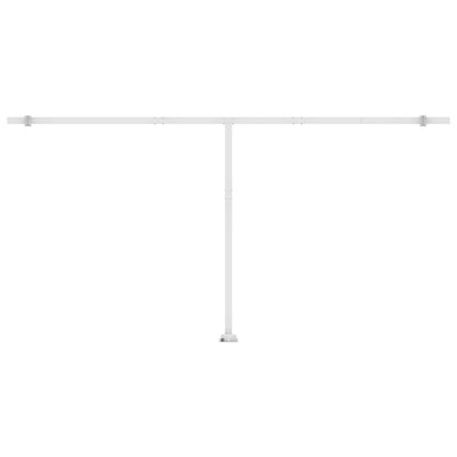 Tenda da Sole Retrattile Manuale con LED 600x300 cm Antracite