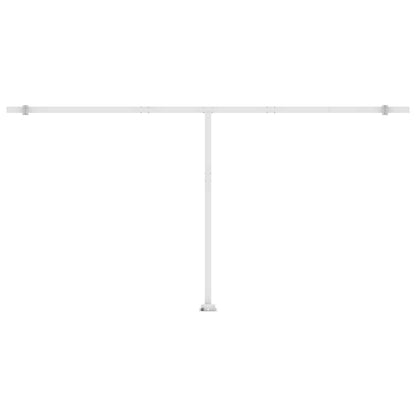 Tenda Automatica con Sensore Vento e LED 600x300 cm Crema - homemem39