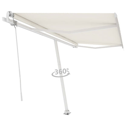 Tenda da Sole Automatica Autoportante 400x350 cm Crema - homemem39