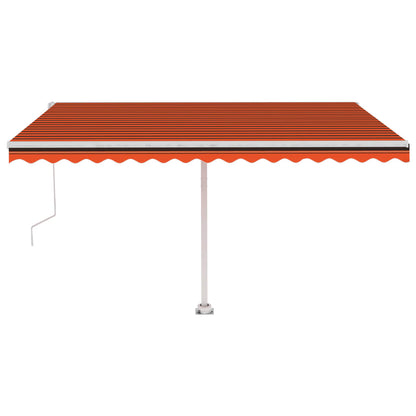 Tenda da Sole Autoportante Automatica 400x350cm Arancio Marrone